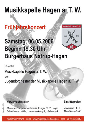 Plakat Frühjahrskonzert